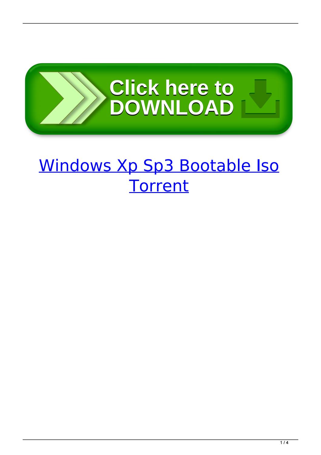 Windows xp pro sp3 iso